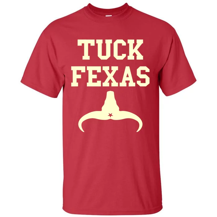 Tuck Fexas Horns Down Texas Tall T-Shirt