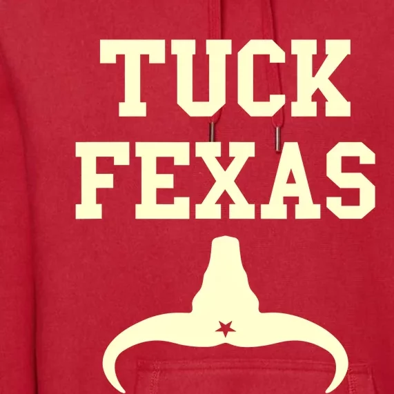 Tuck Fexas Horns Down Texas Premium Hoodie