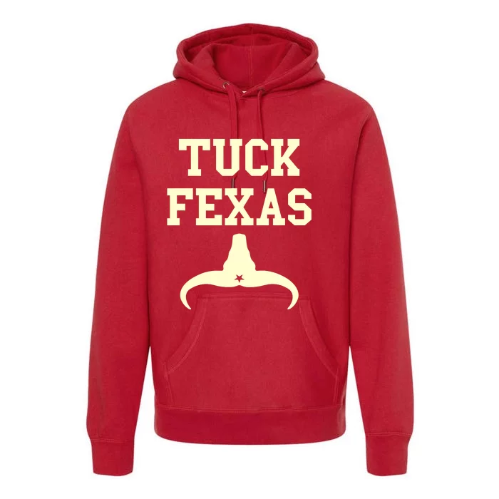 Tuck Fexas Horns Down Texas Premium Hoodie