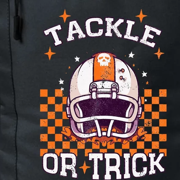 Tackle Football Halloween Spooky Sports Daily Commute Backpack