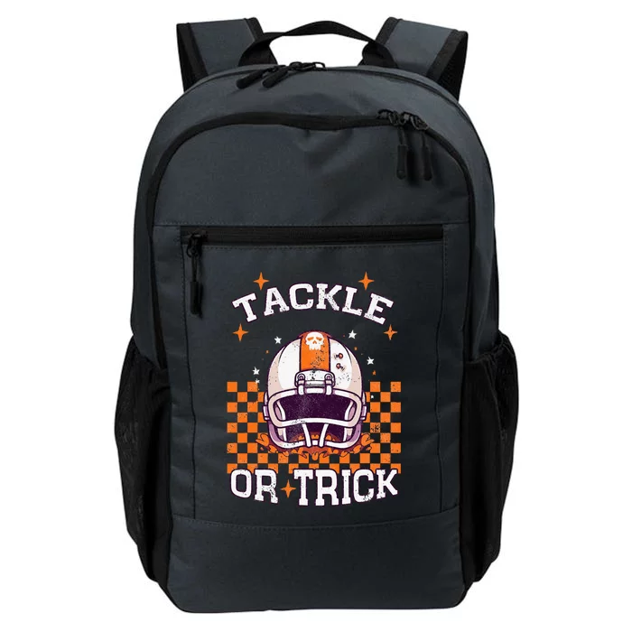 Tackle Football Halloween Spooky Sports Daily Commute Backpack