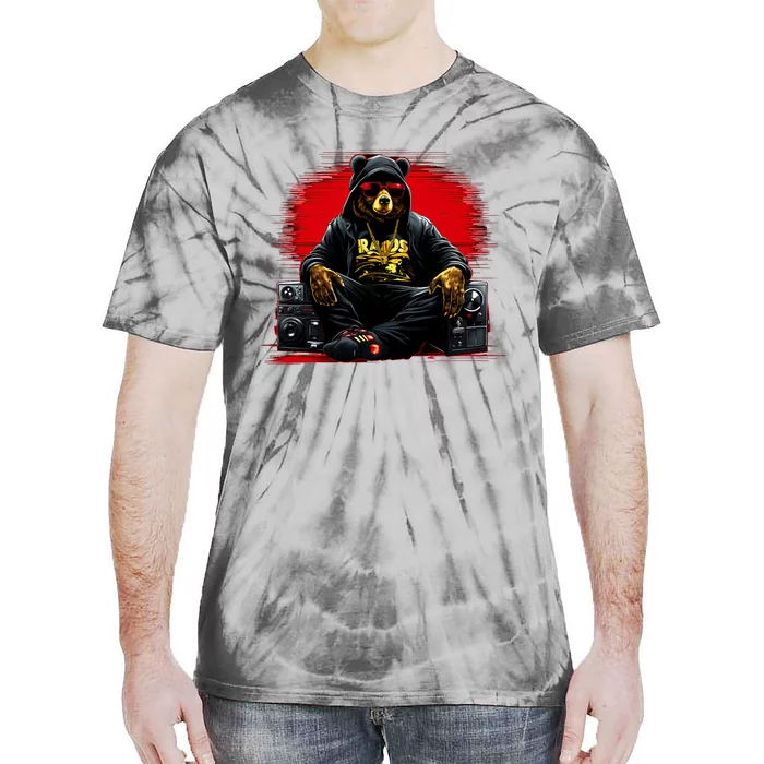 Teddy Fashion Hip Hop Bear Music Trap Rap Tie-Dye T-Shirt