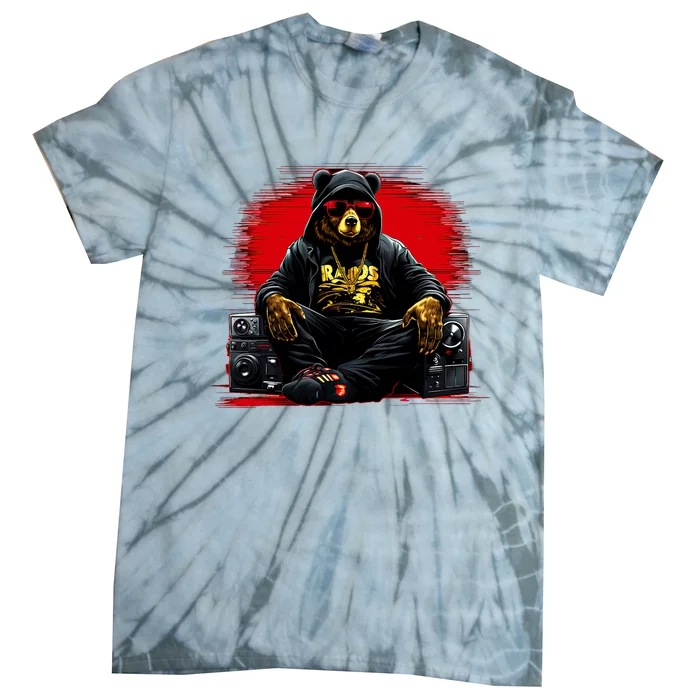 Teddy Fashion Hip Hop Bear Music Trap Rap Tie-Dye T-Shirt