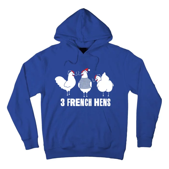 Three French Hens Christmas Gift Tall Hoodie