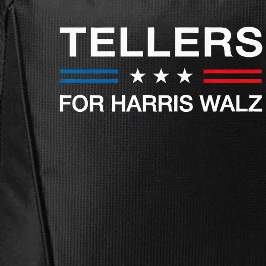 Tellers For Harris Walz 2024 Election Vote Kamala President City Backpack