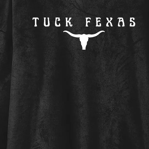 Tuck Fexas Horns Down Texas Hooded Wearable Blanket