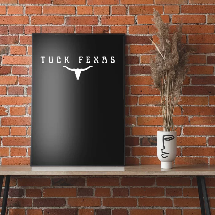 Tuck Fexas Horns Down Texas Poster