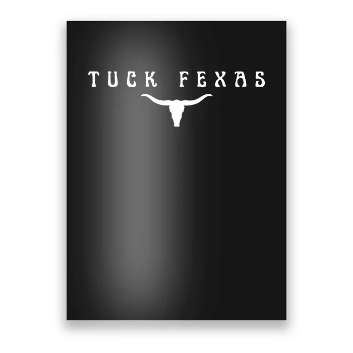 Tuck Fexas Horns Down Texas Poster