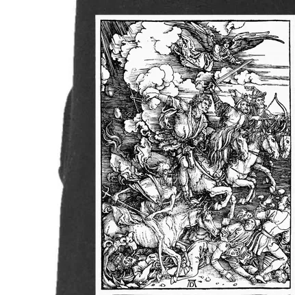 The Four Horsemen Of The Apocalypse By Albrecht Durer Doggie 3-End Fleece Hoodie