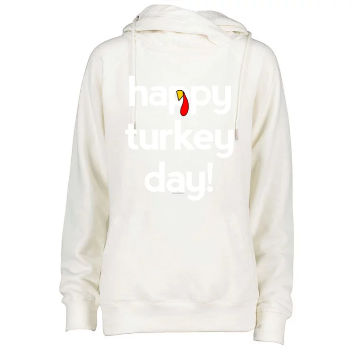 Thanksgiving For Happy Turkey Day Give Thanks Cute Gift Womens Funnel Neck Pullover Hood