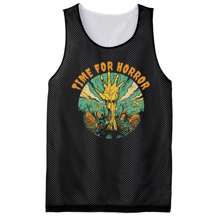 Time For Horror Zombie Mesh Reversible Basketball Jersey Tank