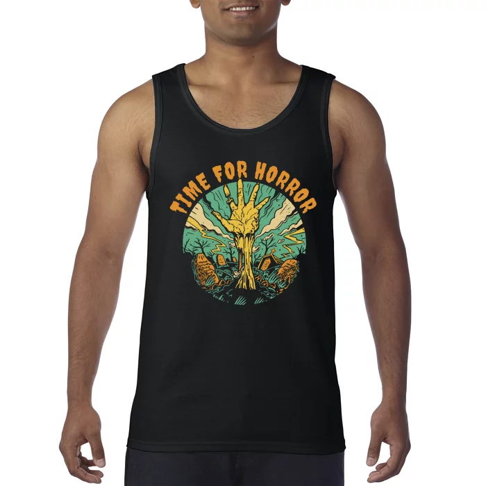 Time For Horror Zombie Tank Top