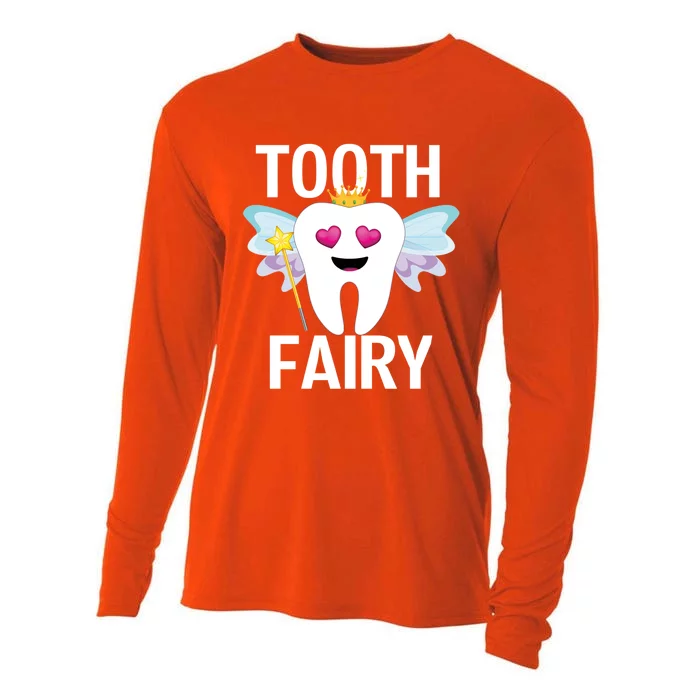 Tooth Fairy Halloween Costume Funny Gift Cooling Performance Long Sleeve Crew