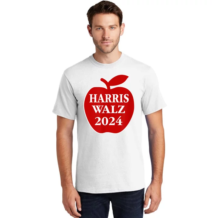 Teachers For Harris Walz 2024 Back To School Tall T-Shirt