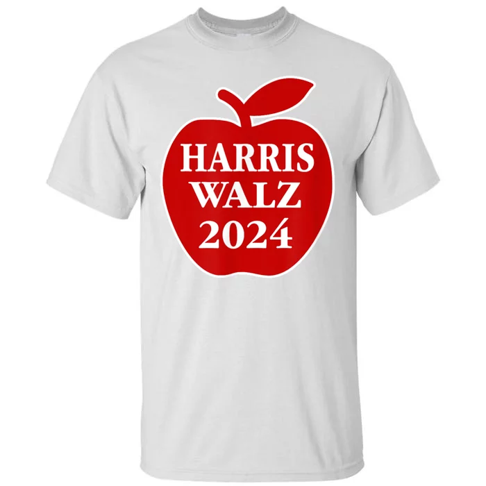 Teachers For Harris Walz 2024 Back To School Tall T-Shirt