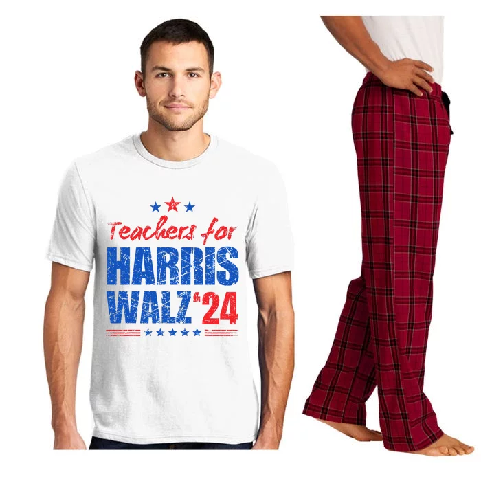 Teachers For Harris Walz 2024 Presidential Election Kamala Pajama Set