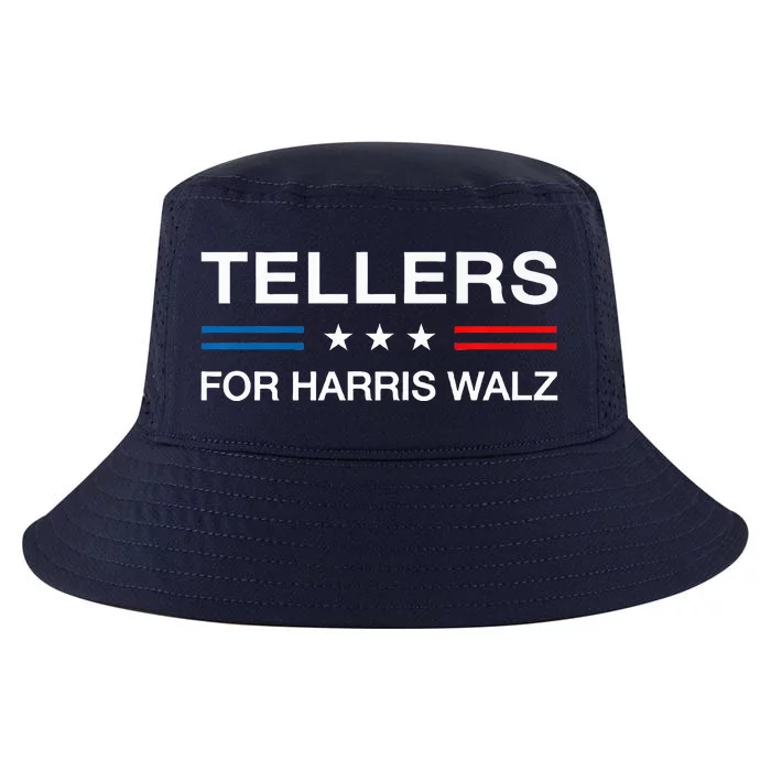 Tellers For Harris Walz 2024 Election Vote Kamala President Cool Comfort Performance Bucket Hat