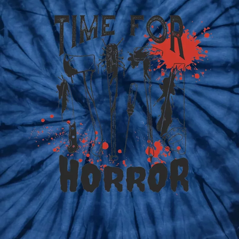 Time For Horror Scary Halloween Tie-Dye T-Shirt