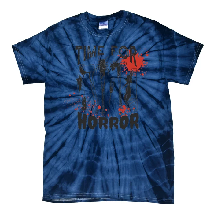 Time For Horror Scary Halloween Tie-Dye T-Shirt