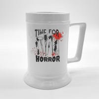 Time For Horror Scary Halloween Beer Stein