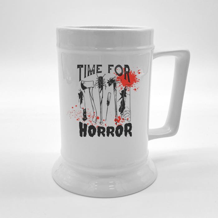 Time For Horror Scary Halloween Beer Stein