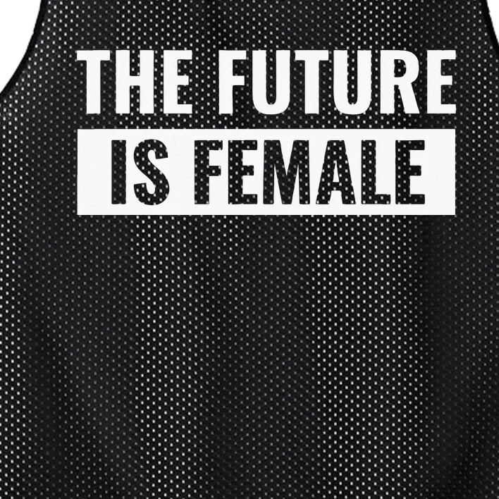 The Future Is Female Mesh Reversible Basketball Jersey Tank