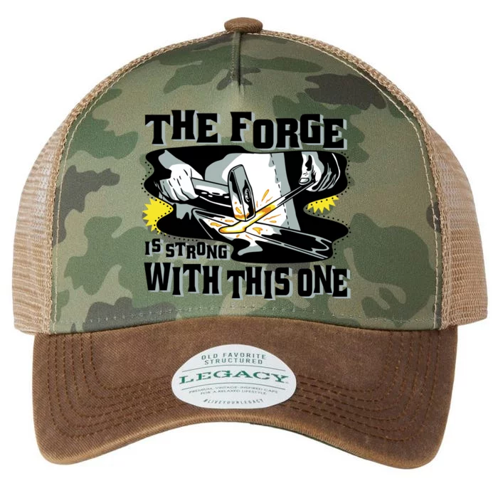 The Forge Is Strong Blacksmith Legacy Tie Dye Trucker Hat