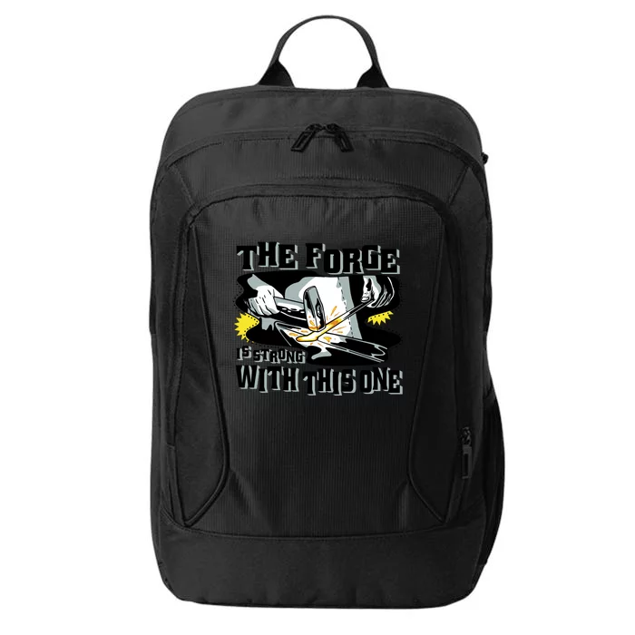 The Forge Is Strong Blacksmith City Backpack