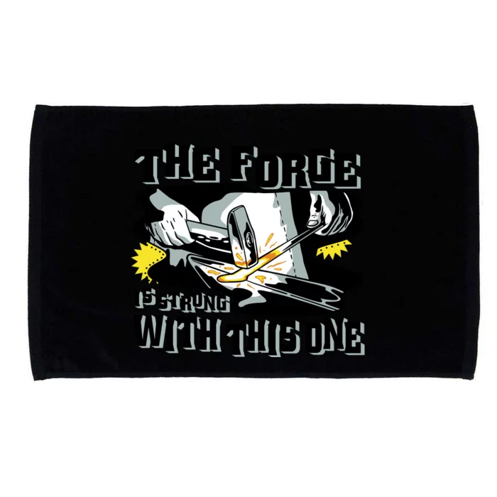 The Forge Is Strong Blacksmith Microfiber Hand Towel