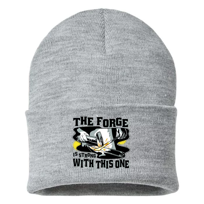 The Forge Is Strong Blacksmith Sustainable Knit Beanie