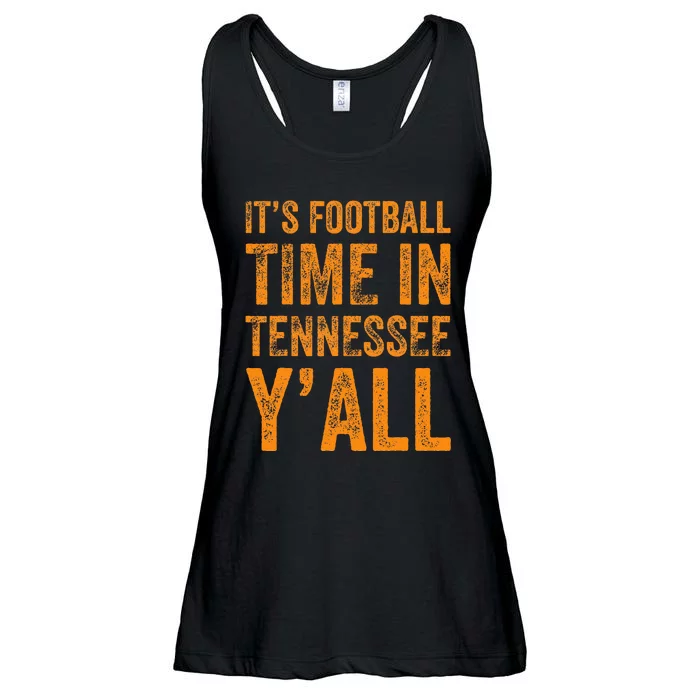 Tennessee Football ItS Football Time In Tennessee Yall Vol Ladies Essential Flowy Tank