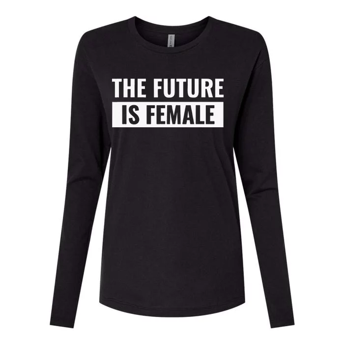 The Future Is Female Womens Cotton Relaxed Long Sleeve T-Shirt