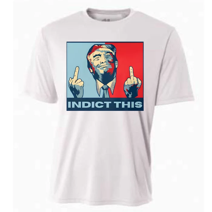 Trump Finger Indict This Legend Save America Trump Not Guilty Cooling Performance Crew T-Shirt