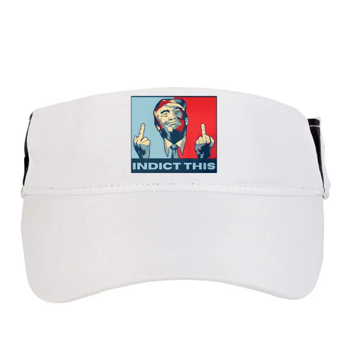 Trump Finger Indict This Legend Save America Trump Not Guilty Adult Drive Performance Visor