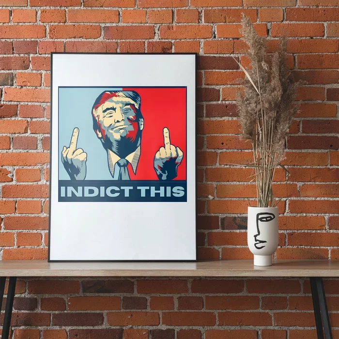 Trump Finger Indict This Legend Save America Trump Not Guilty Poster