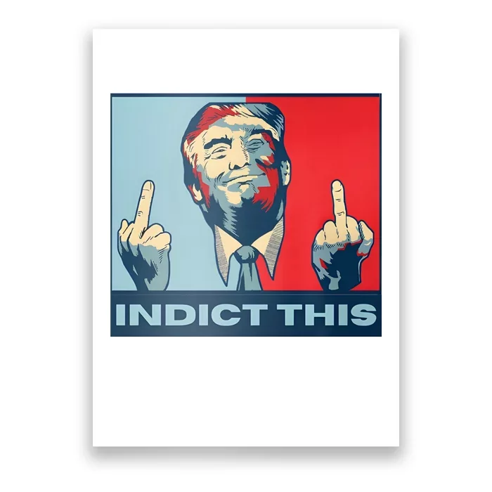 Trump Finger Indict This Legend Save America Trump Not Guilty Poster