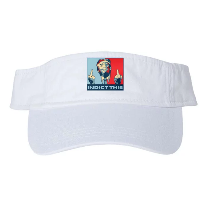 Trump Finger Indict This Legend Save America Trump Not Guilty Valucap Bio-Washed Visor