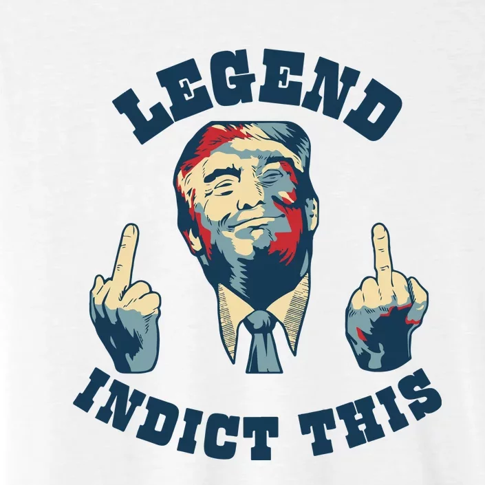 Trump Finger Indict This Legend Save America Trump Not Guilty ChromaSoft Performance T-Shirt