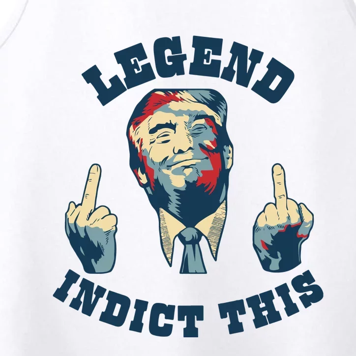 Trump Finger Indict This Legend Save America Trump Not Guilty Performance Tank