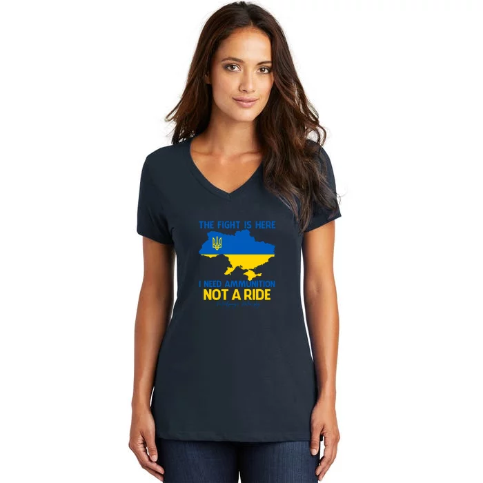 The Fight Is Here Women's V-Neck T-Shirt