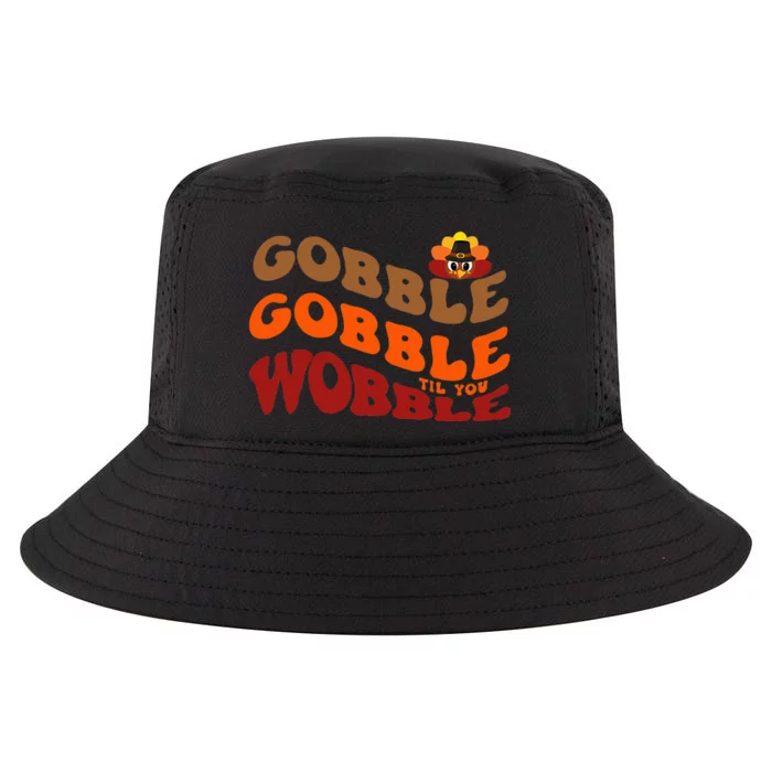 Thanksgiving Feast Indulge in Gobble Gobble Cool Comfort Performance Bucket Hat