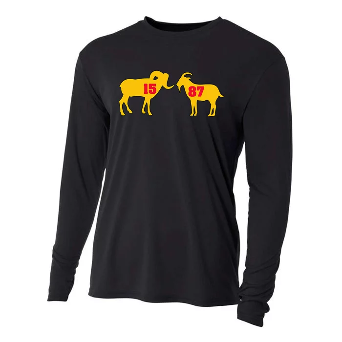 The Farm I Love Goats & Chickens Cooling Performance Long Sleeve Crew