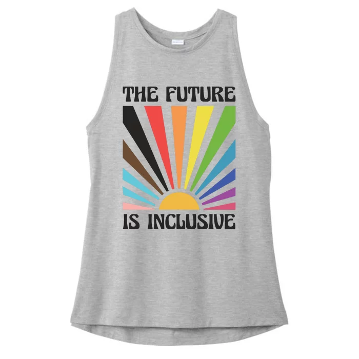 The Future Is Inclusive Ladies Tri-Blend Wicking Tank