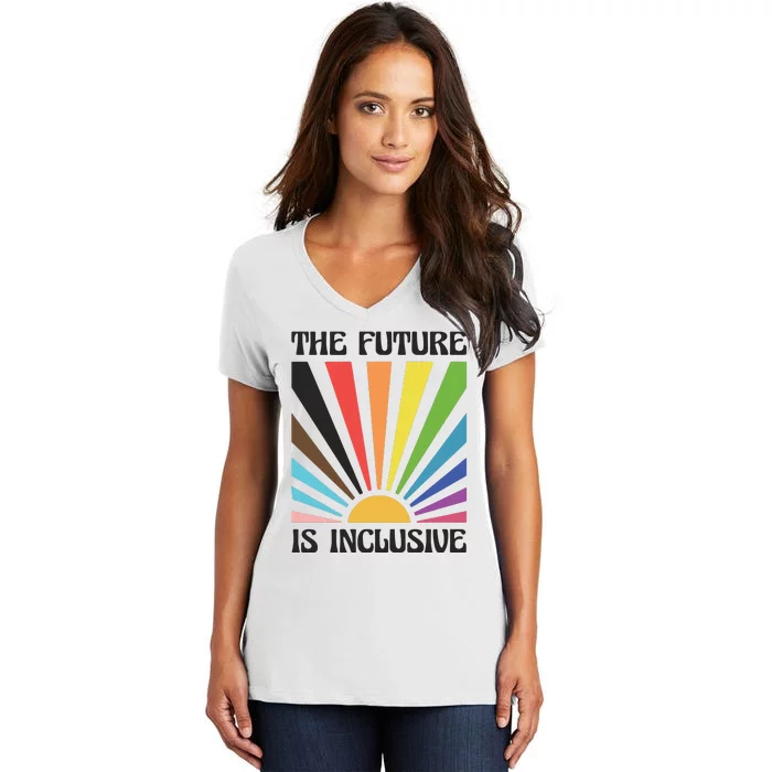 The Future Is Inclusive Women's V-Neck T-Shirt