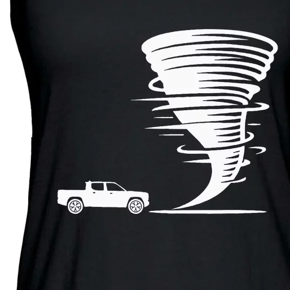 Tornado For Idea Gift Storm Chaser Ladies Essential Flowy Tank