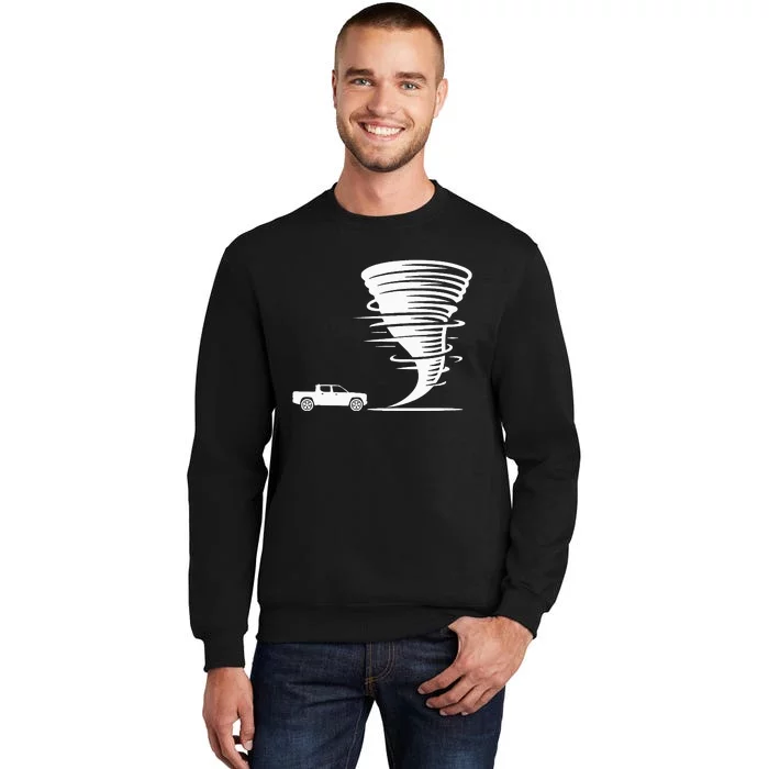 Tornado For Idea Gift Storm Chaser Tall Sweatshirt