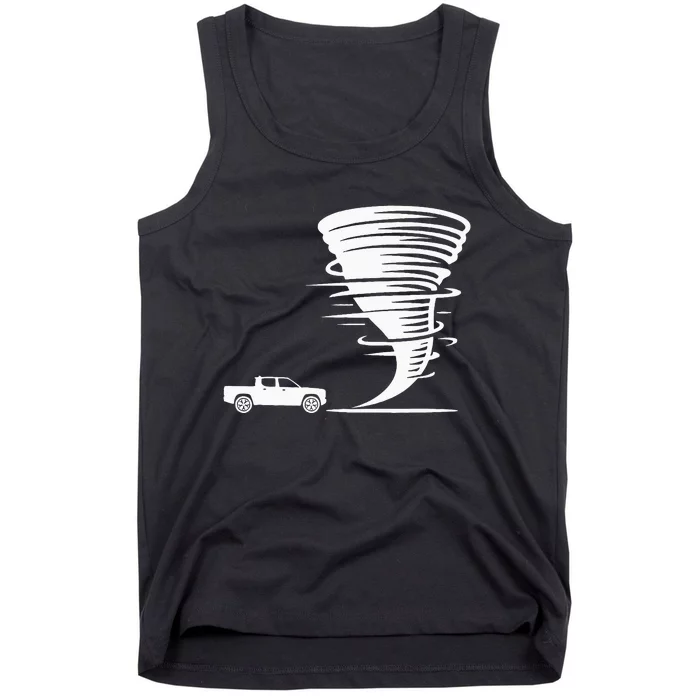 Tornado For Idea Gift Storm Chaser Tank Top