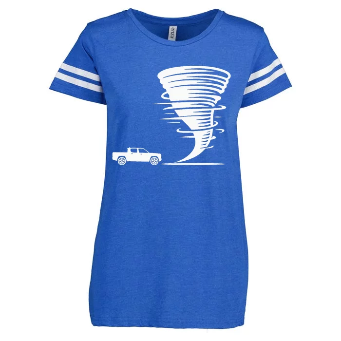 Tornado For Idea Gift Storm Chaser Enza Ladies Jersey Football T-Shirt