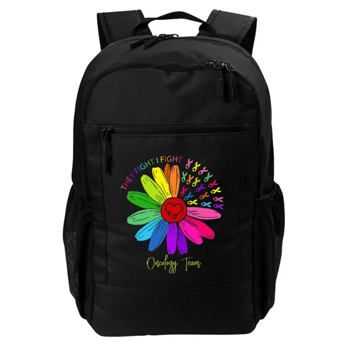 They Fight I Fight Oncology Team Tie Dye Oncology Nurse Daily Commute Backpack