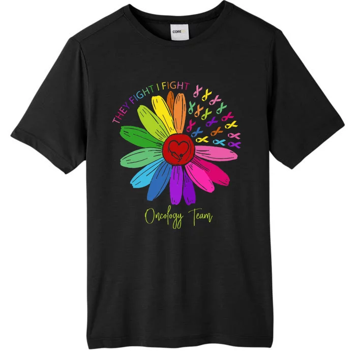 They Fight I Fight Oncology Team Sunflower ChromaSoft Performance T-Shirt